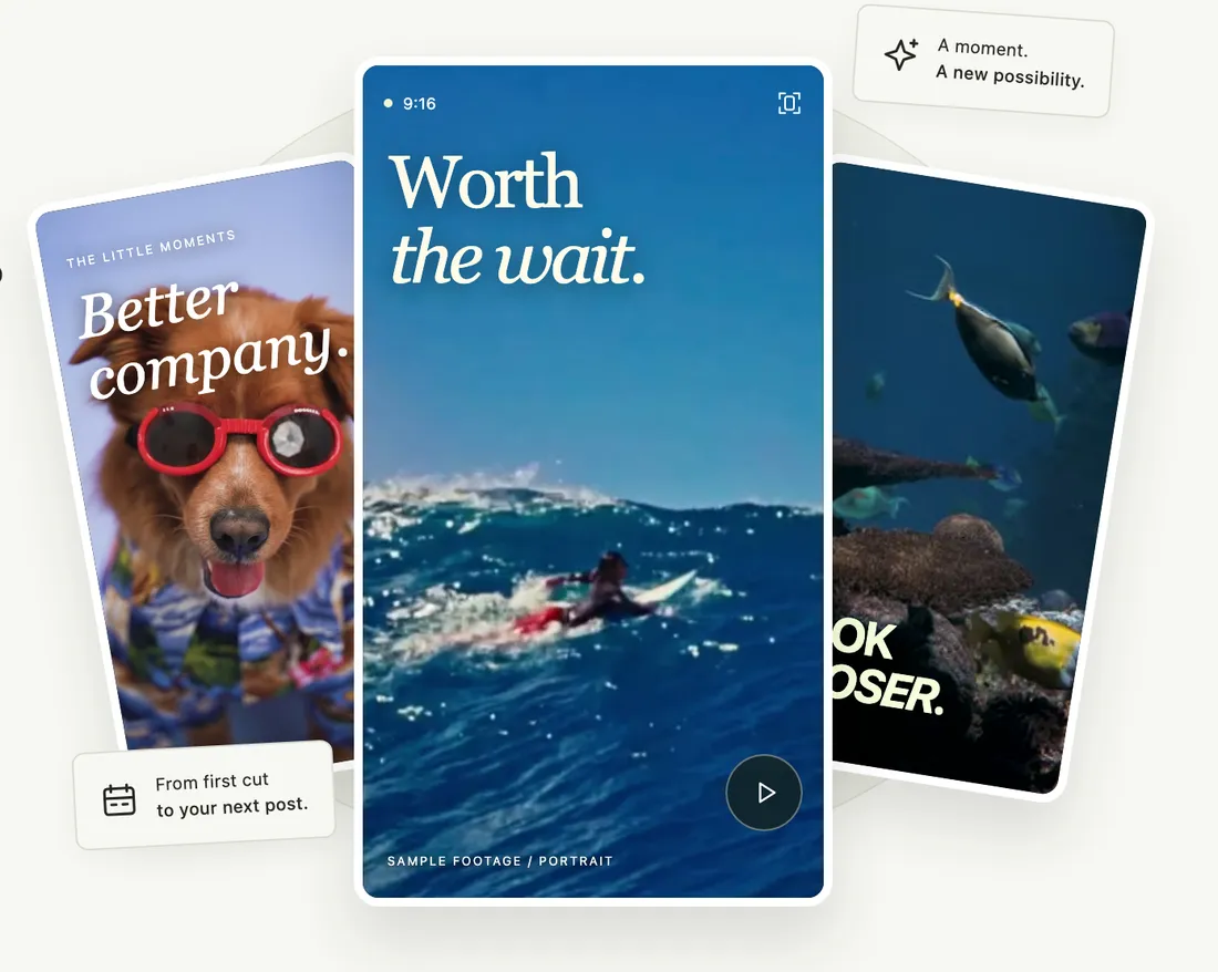 ReelFyre turns a long video into short vertical reels, ready to post